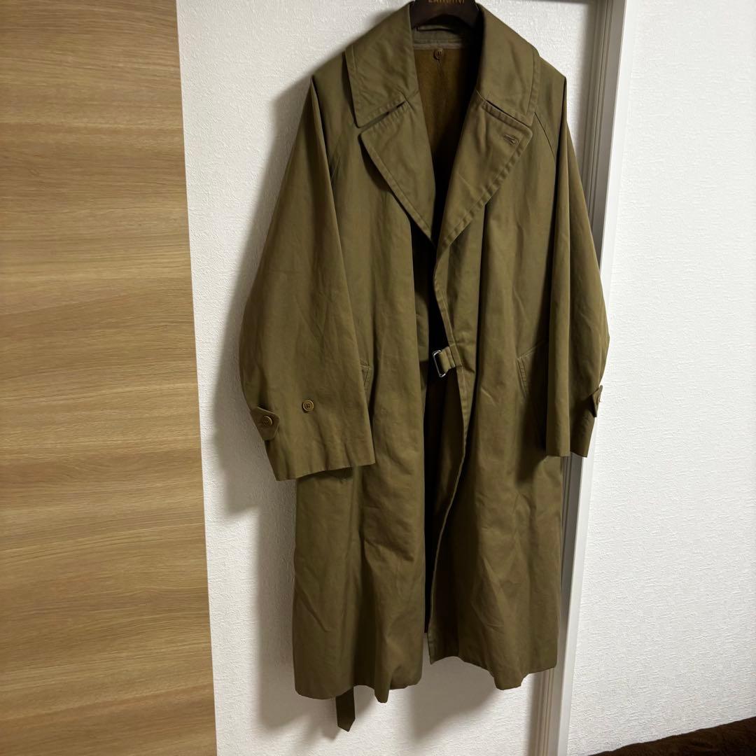 【18aw名作】COMOLI タイロッケンコート カシミア混ライナー付き 1