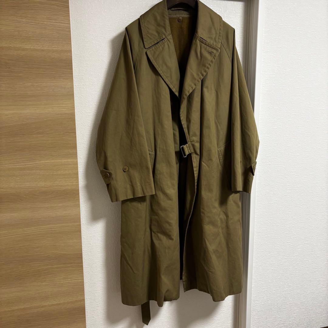 【18aw名作】COMOLI タイロッケンコート カシミア混ライナー付き 1