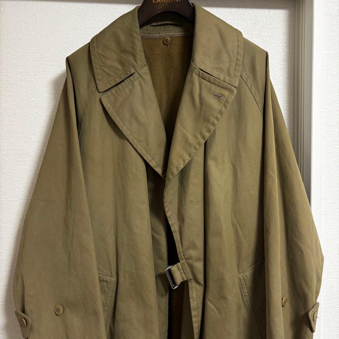 【18aw名作】COMOLI タイロッケンコート カシミア混ライナー付き 1