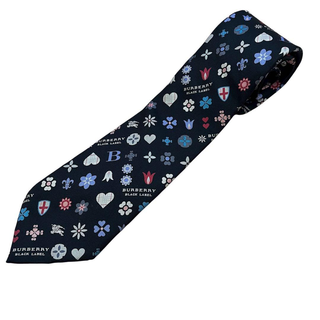 ✨美品　バーバリーブラックレーベル ネクタイ モノグラム ノバチェック ホース