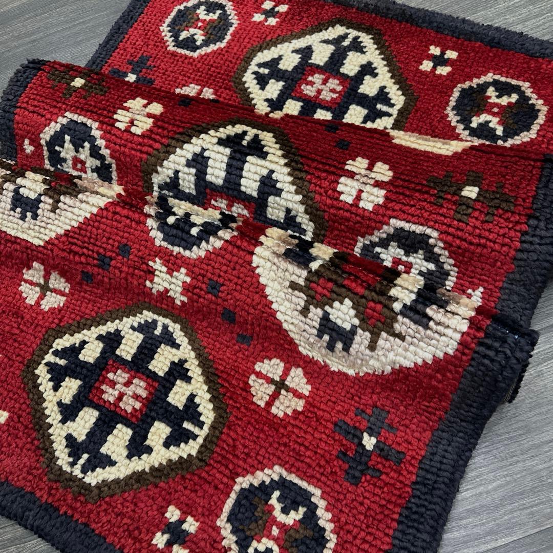 73x136cmモロッコ絨毯ふわふわウールベルベルヴィンテージラグ