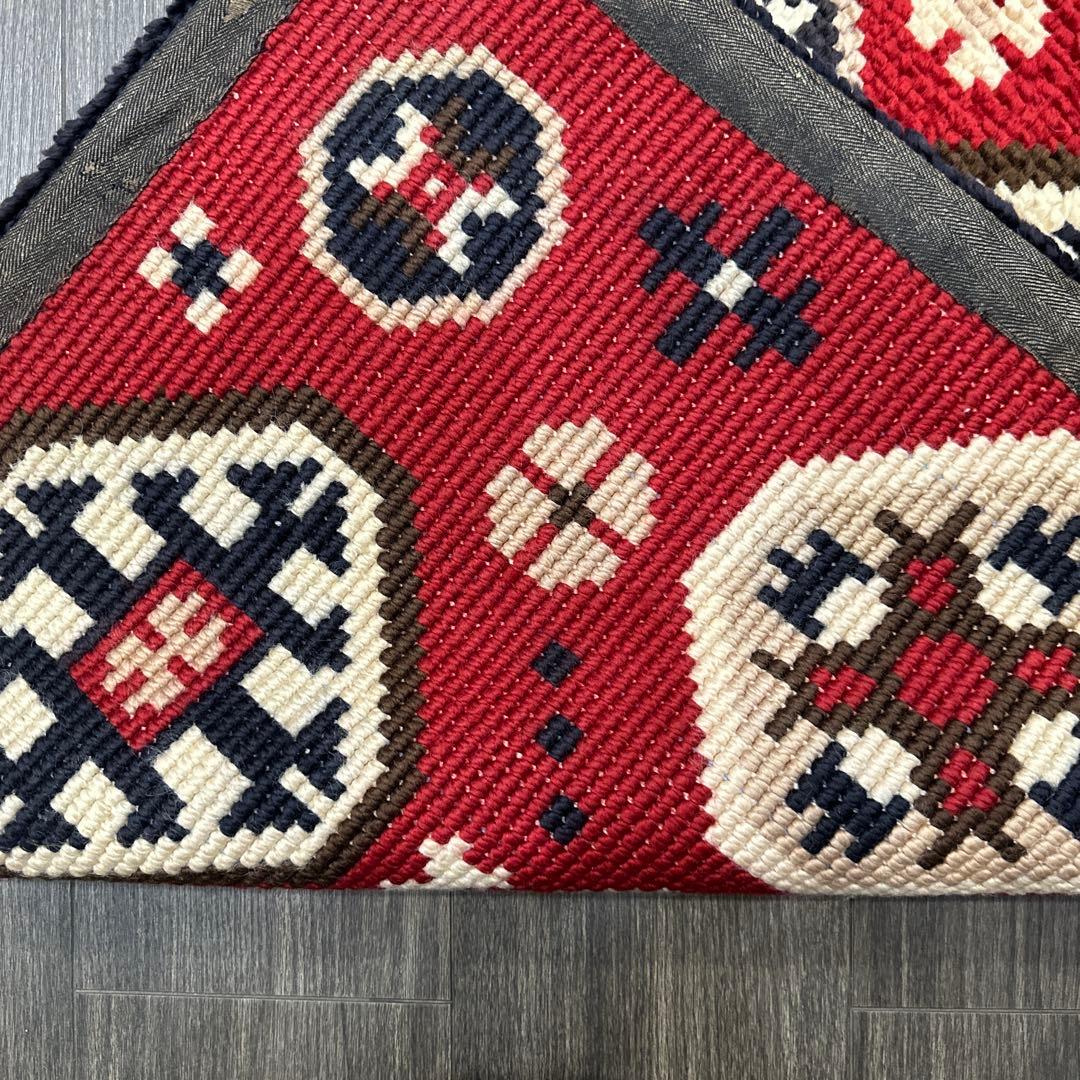 73x136cmモロッコ絨毯ふわふわウールベルベルヴィンテージラグ