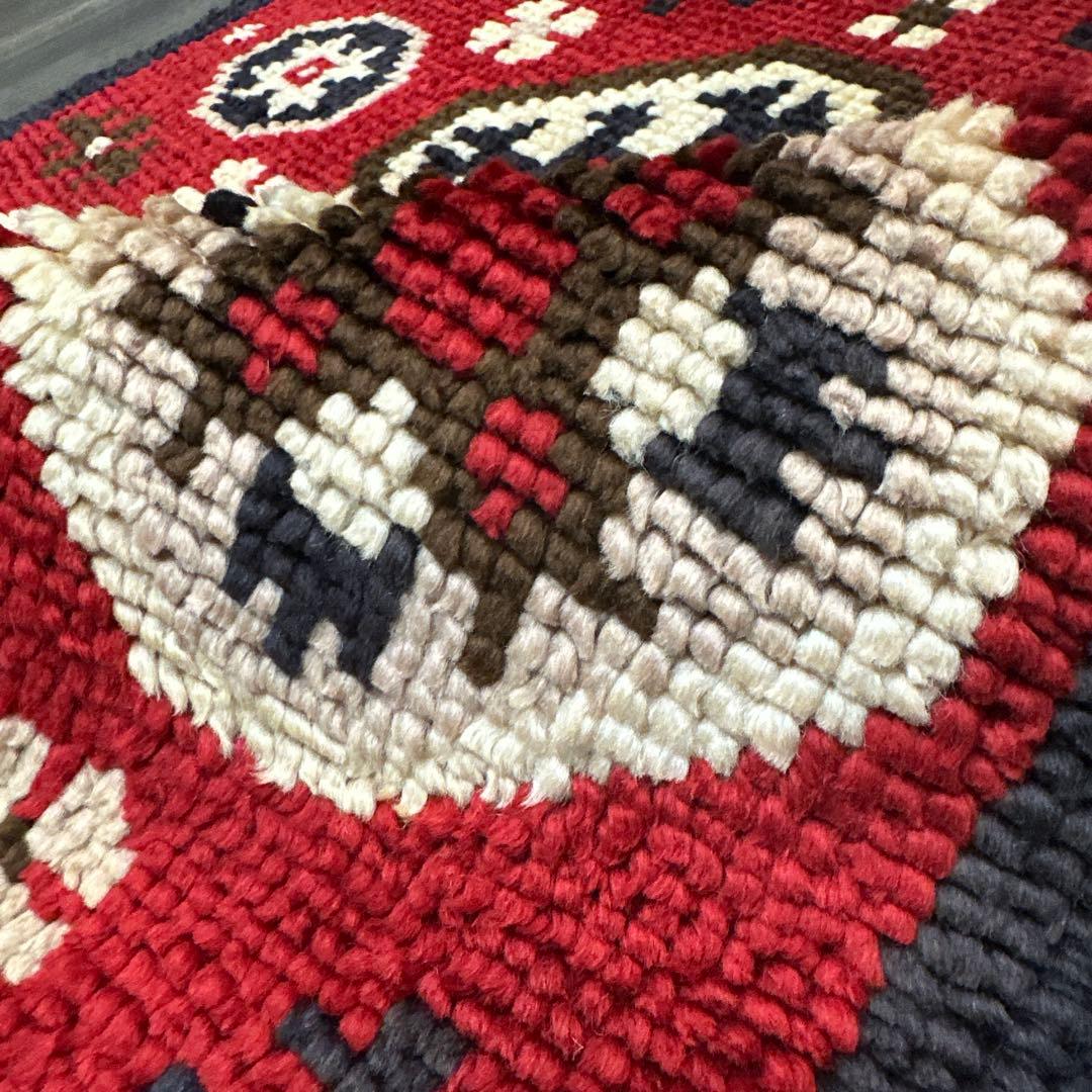 73x136cmモロッコ絨毯ふわふわウールベルベルヴィンテージラグ