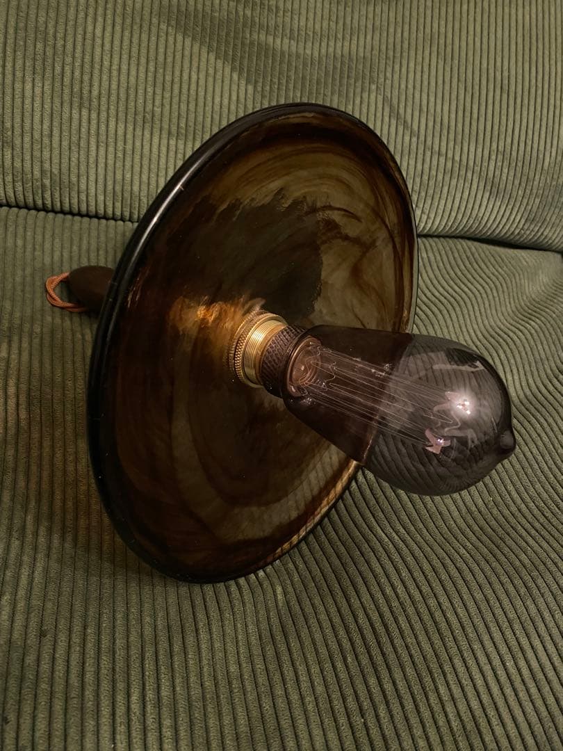 ペンダントライト　アンティーク　ガラス