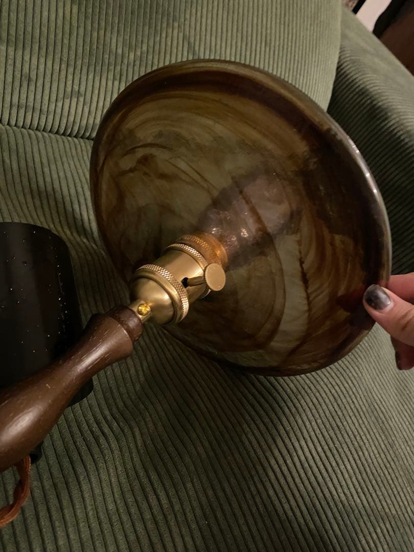 ペンダントライト　アンティーク　ガラス