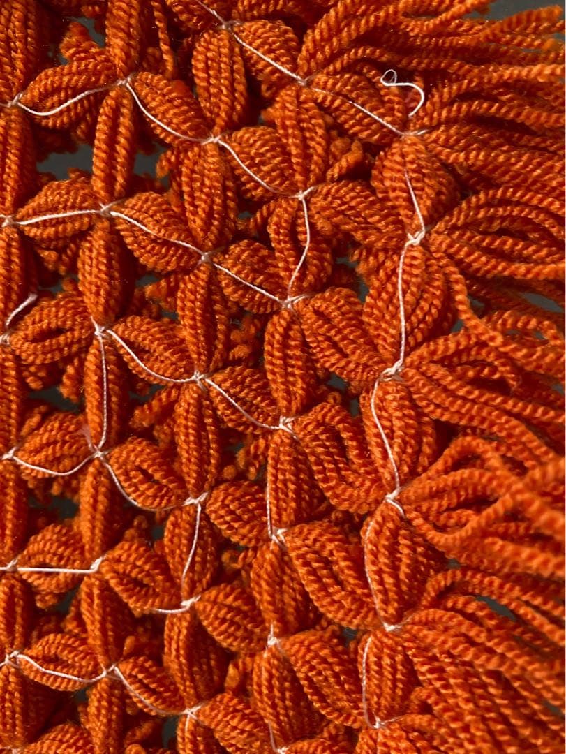 古着 ビンテージ 60s 70s 野苺 マット 絨毯 キャンプ ラグ 希少 美品