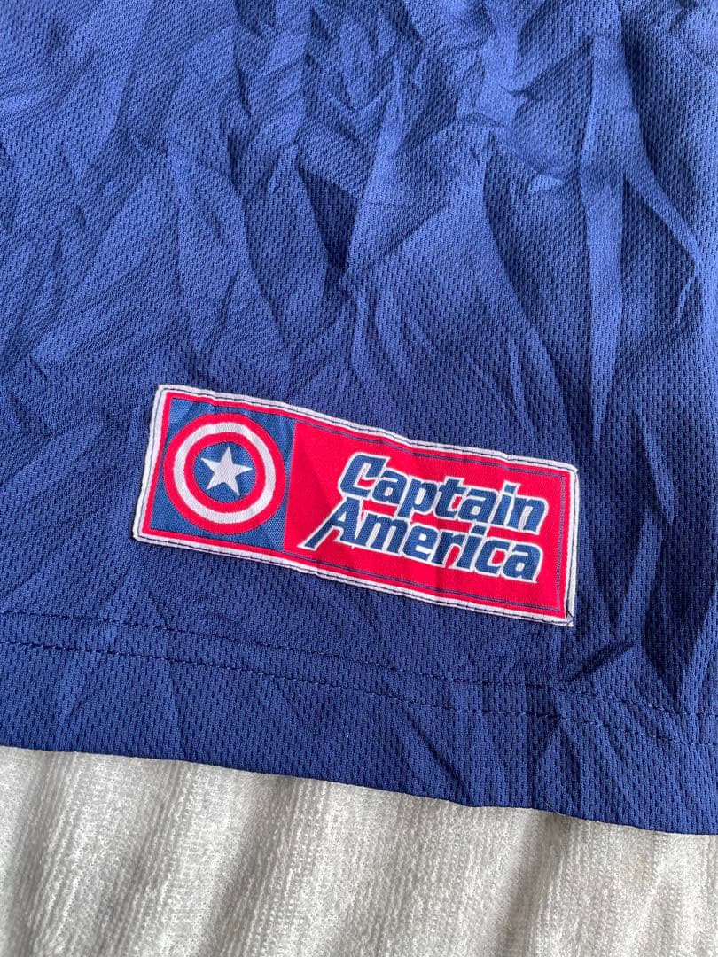 marvel キャプテンアメリカ　ユニフォーム・ゲームシャツ・アメフトシャツXL