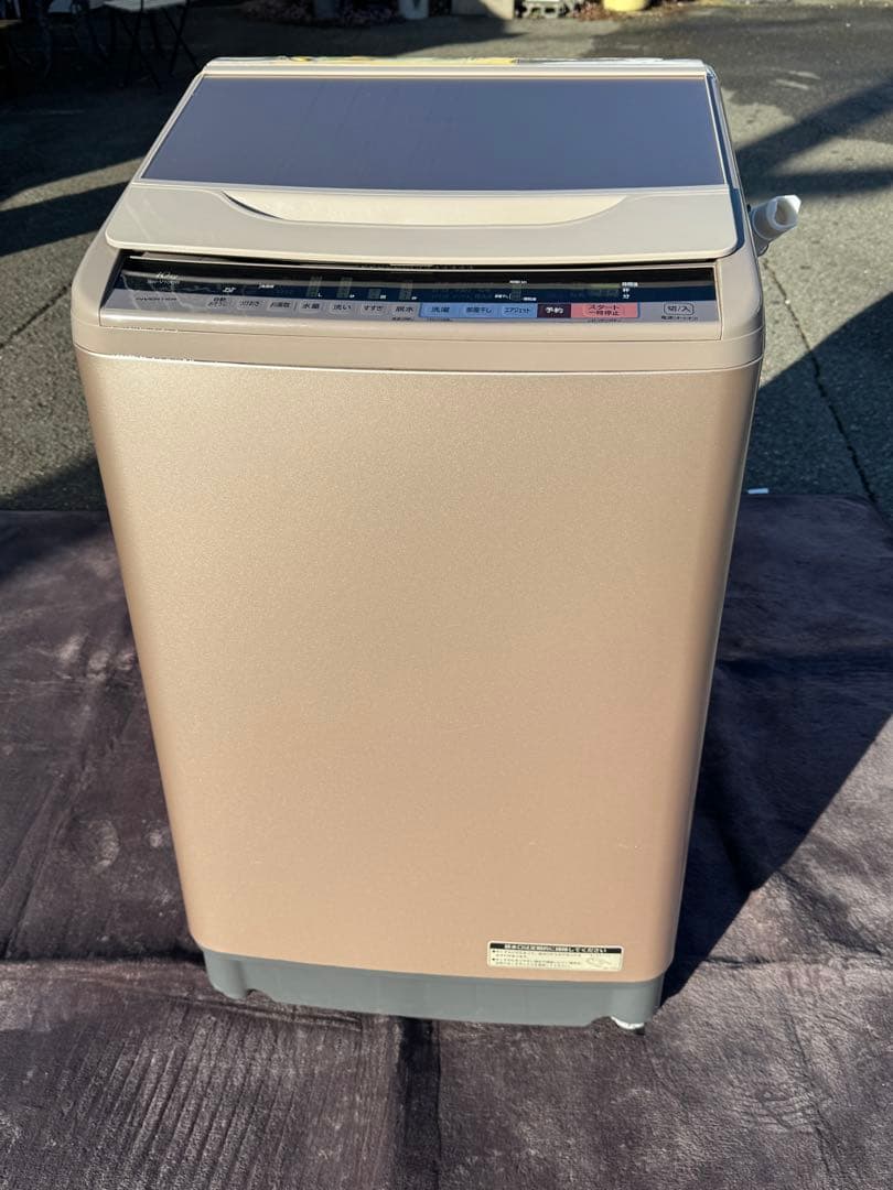 日立全自動電気洗濯機BW-V100B 10kタイプ(超美品)【送料込み】