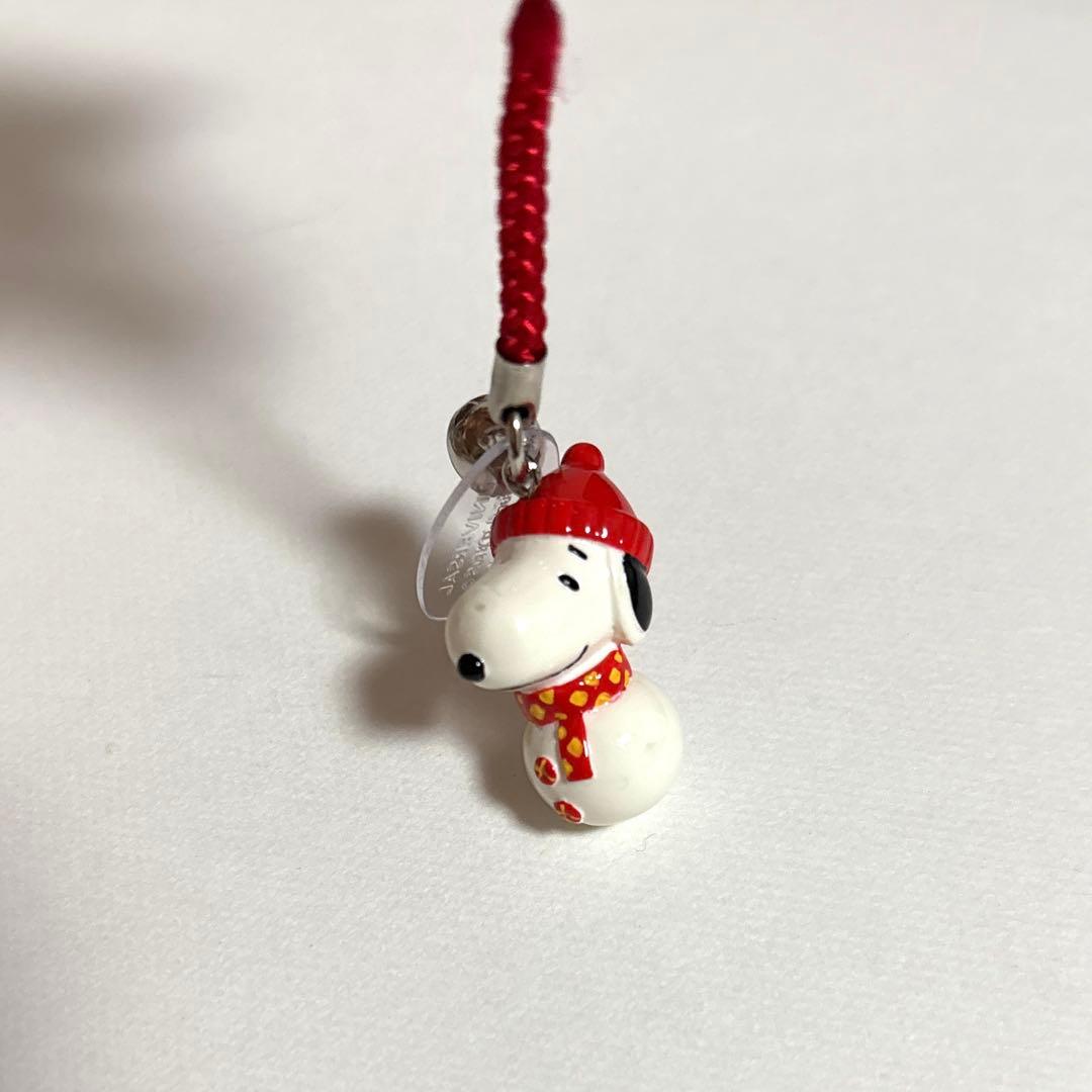 ユニバーサルスタジオジャパン　スヌーピー ストラップ　レア　雪だるま
