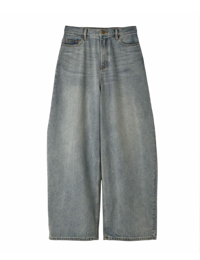 【未使用】AKTE バギートップデニムパンツ