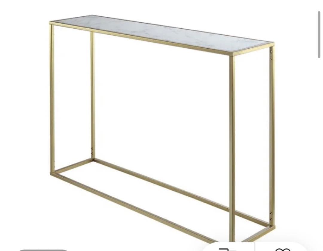 大理石風コンソールテーブル