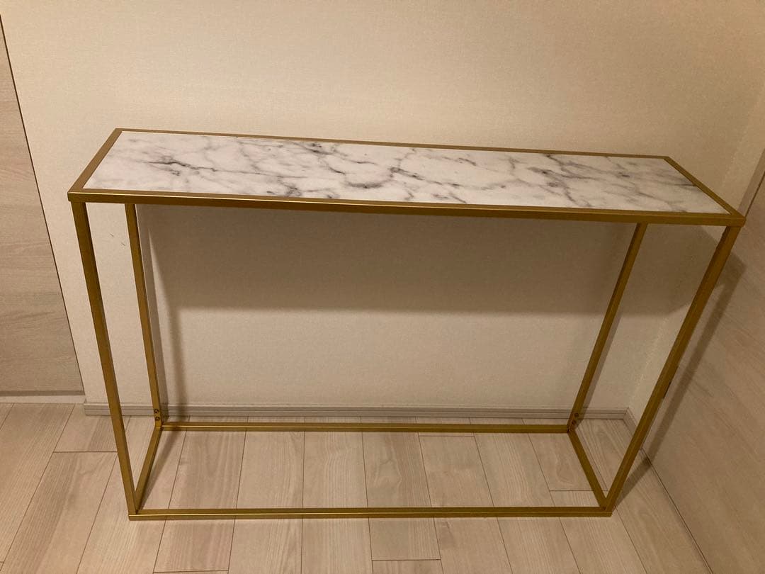 大理石風コンソールテーブル