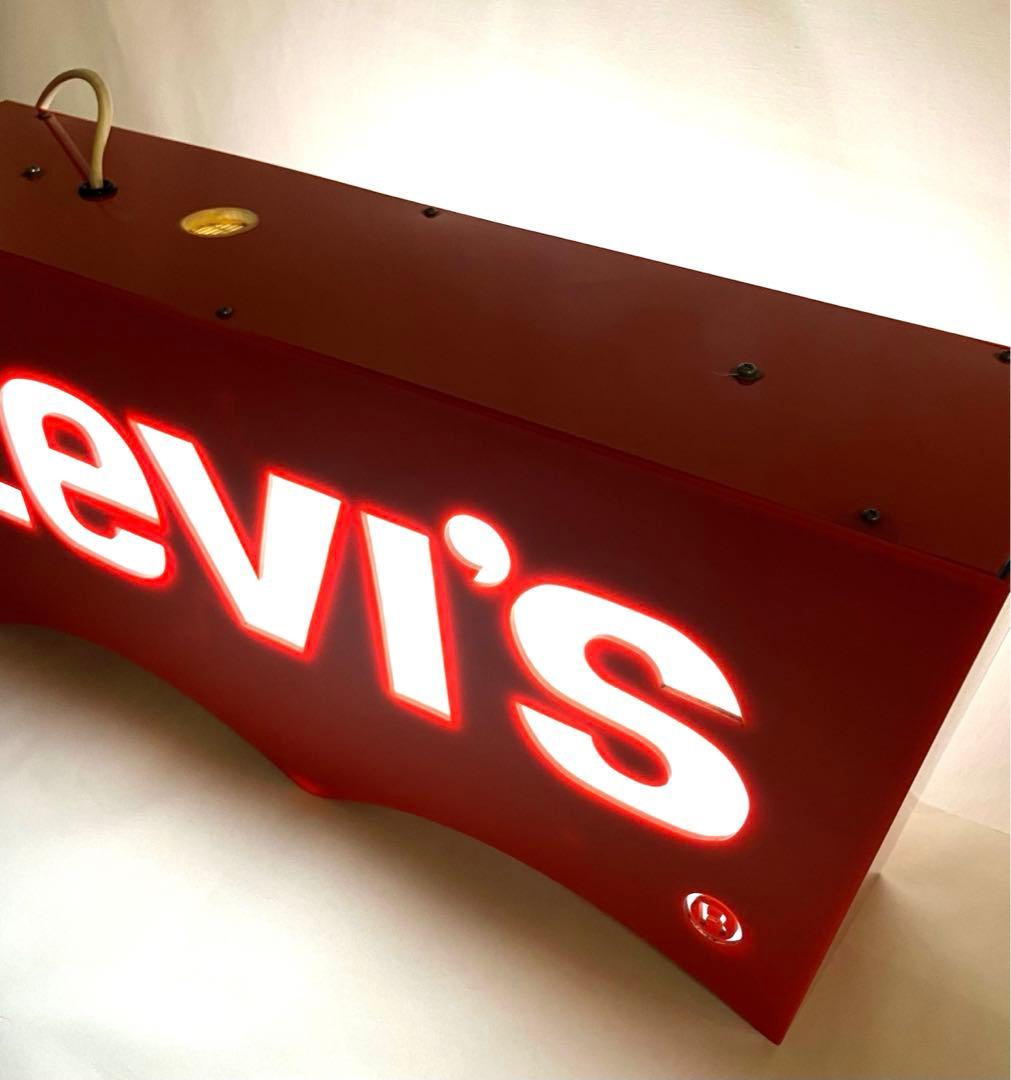 美品 動作保証 LEVI'S リーバイス ネオンサイン 店舗用ディスプレイ看板