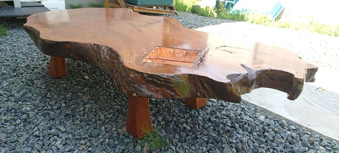 ケヤキ一枚板テーブル