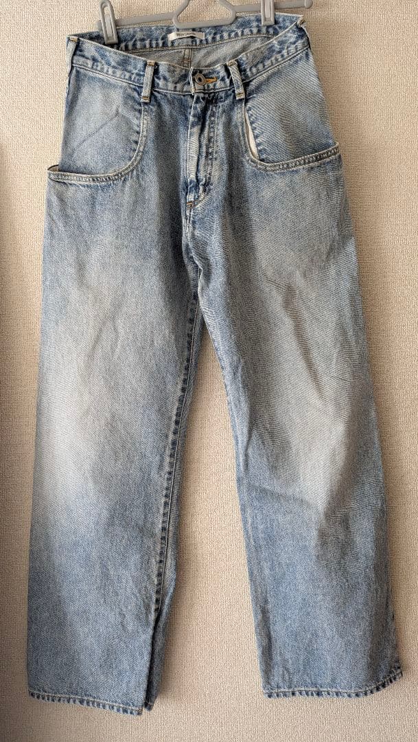 Whim Gazette ストレートデニム ライトブルー