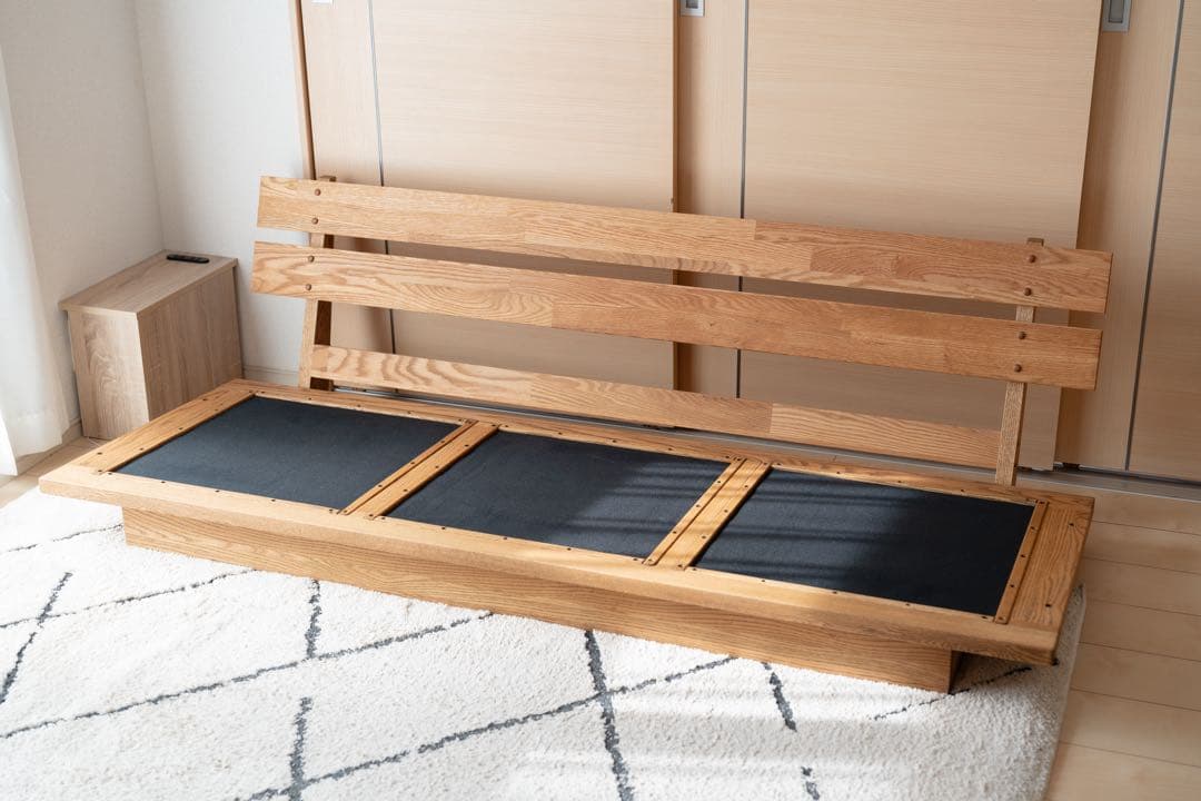 MOMO NATURAL/クラウドローソファ3P/オットマン別売/たのメル便