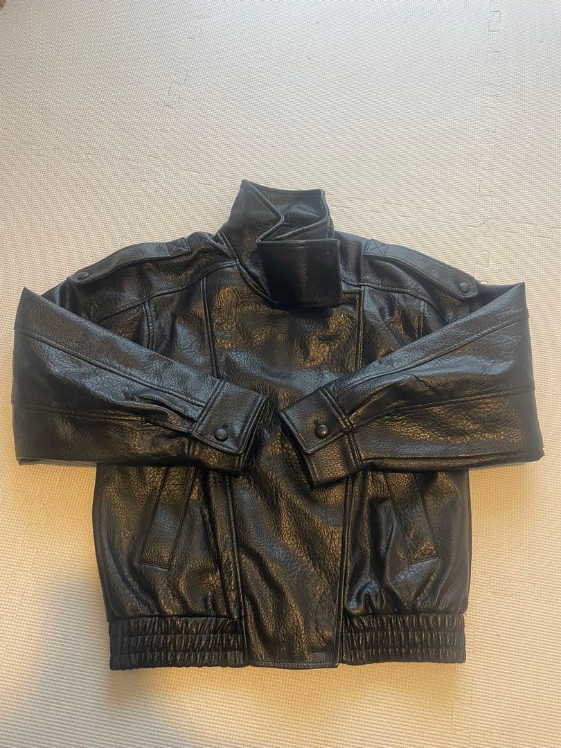 土日限定値下げ‼️ZARA フェイクレザージャケットXS