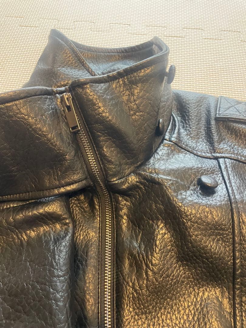 土日限定値下げ‼️ZARA フェイクレザージャケットXS