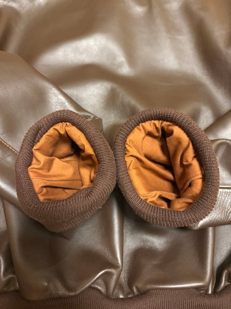 レザー TYPE A-2 ジャケット パッチ付き