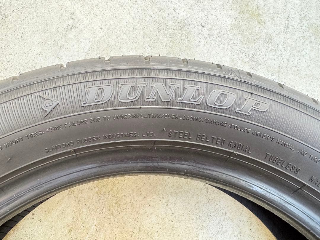 新車外しタイヤ　165/60R15　2025年製 ダンロップ　4本セット