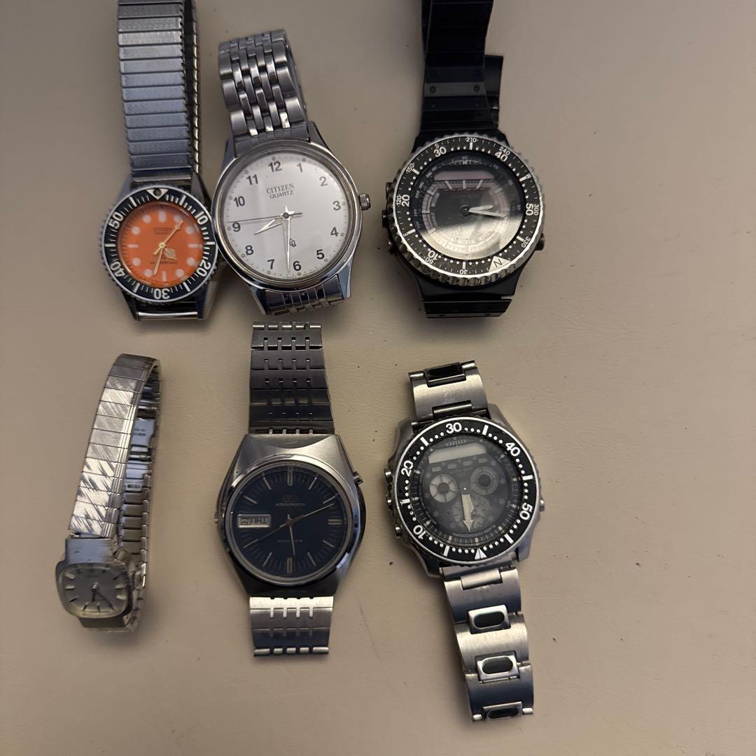 【30分限定価格】 CITIZEN シチズン 時計 6点まとめ ジャンク