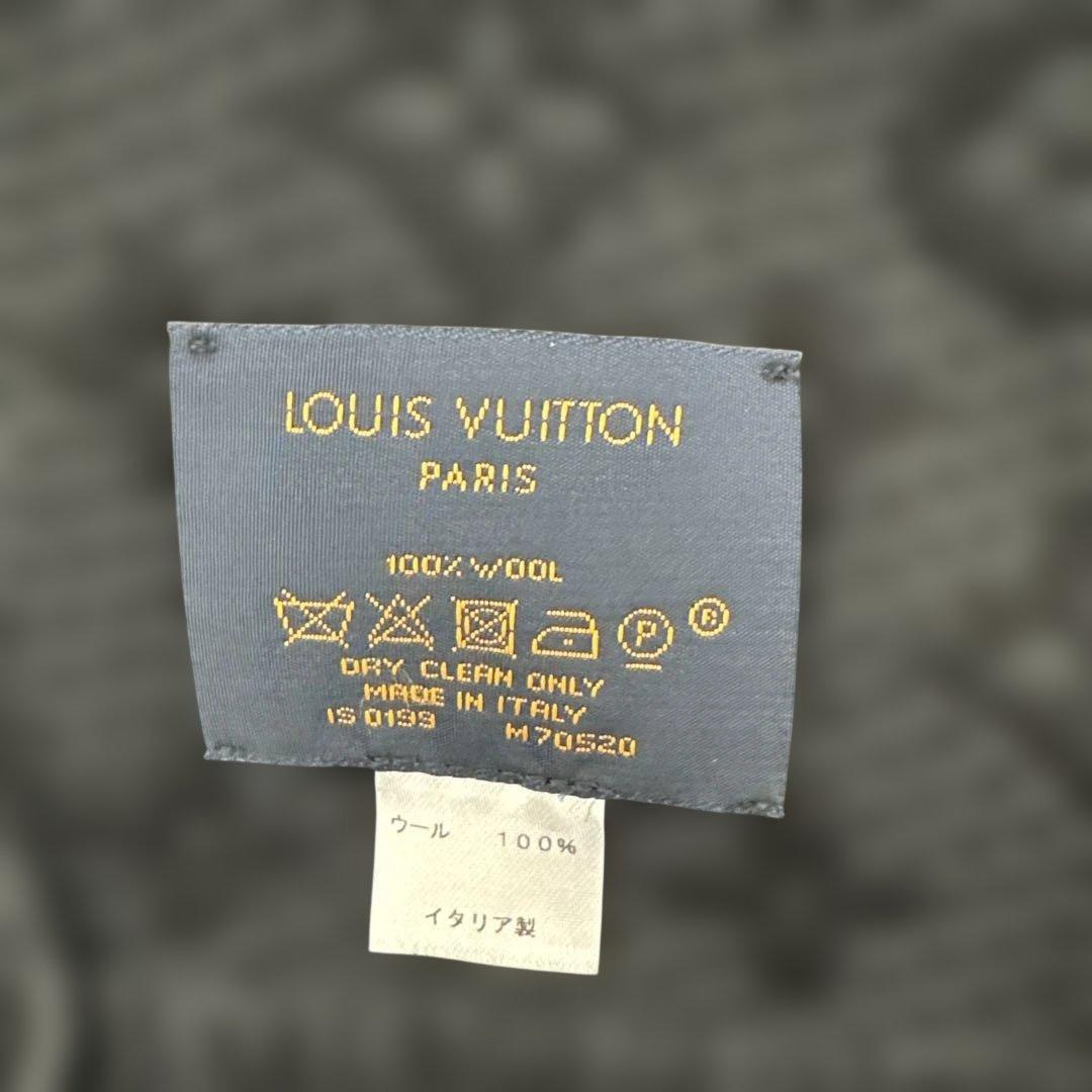 ルイヴィトン　黒色ウールモノグラム　ショップ袋付き