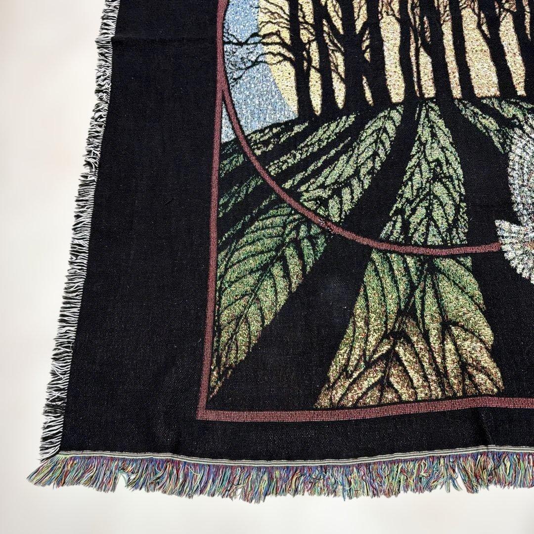 景色　マルチカバー　ソファカバー　ヴィンテージラグ　166x130