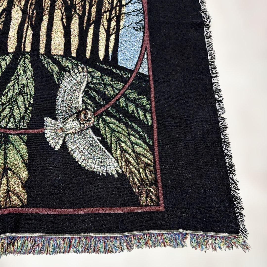 景色　マルチカバー　ソファカバー　ヴィンテージラグ　166x130