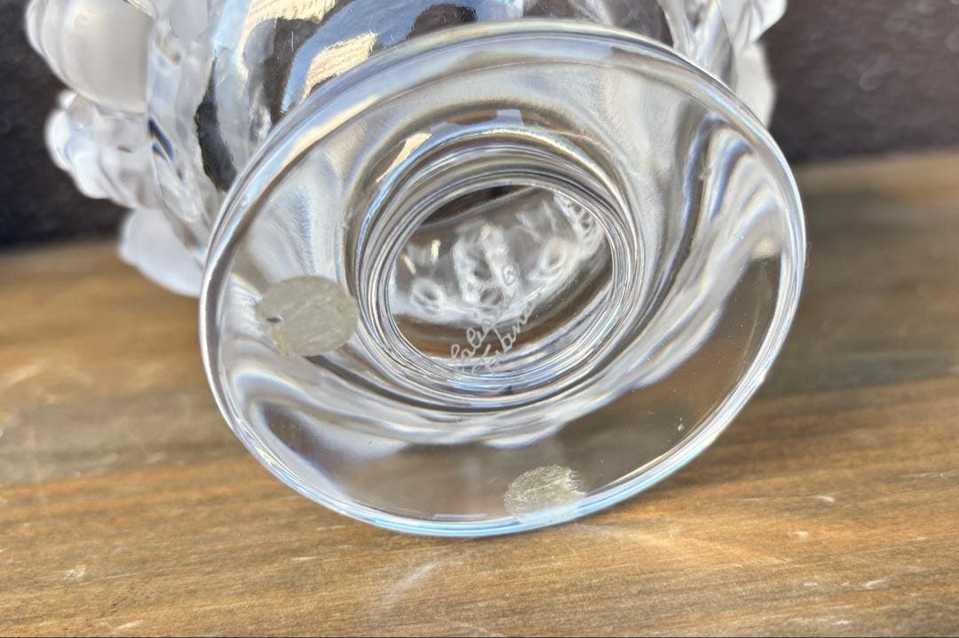 ラリック ガラス フラワーベース 花瓶