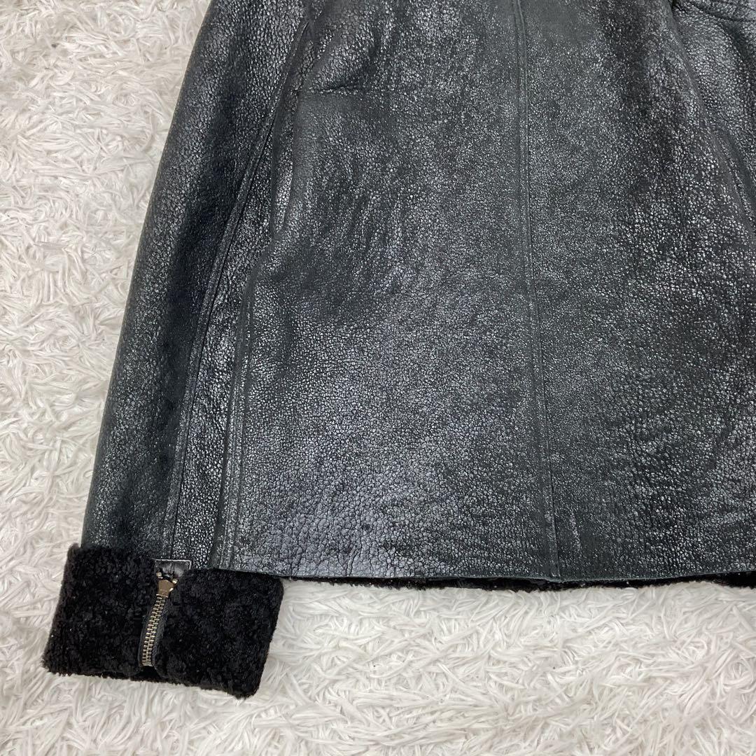 超希少✨ザディグエヴォルテール　ライダースジャケット　リアルムートン　羊革　S