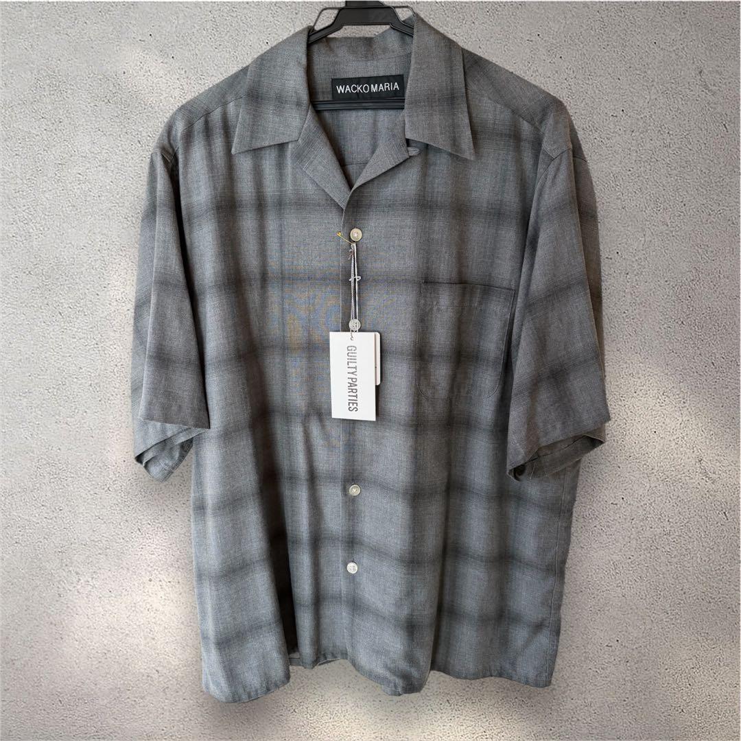 新品 WACKO MARIA 25SS OMBRE CHECK シャツ M