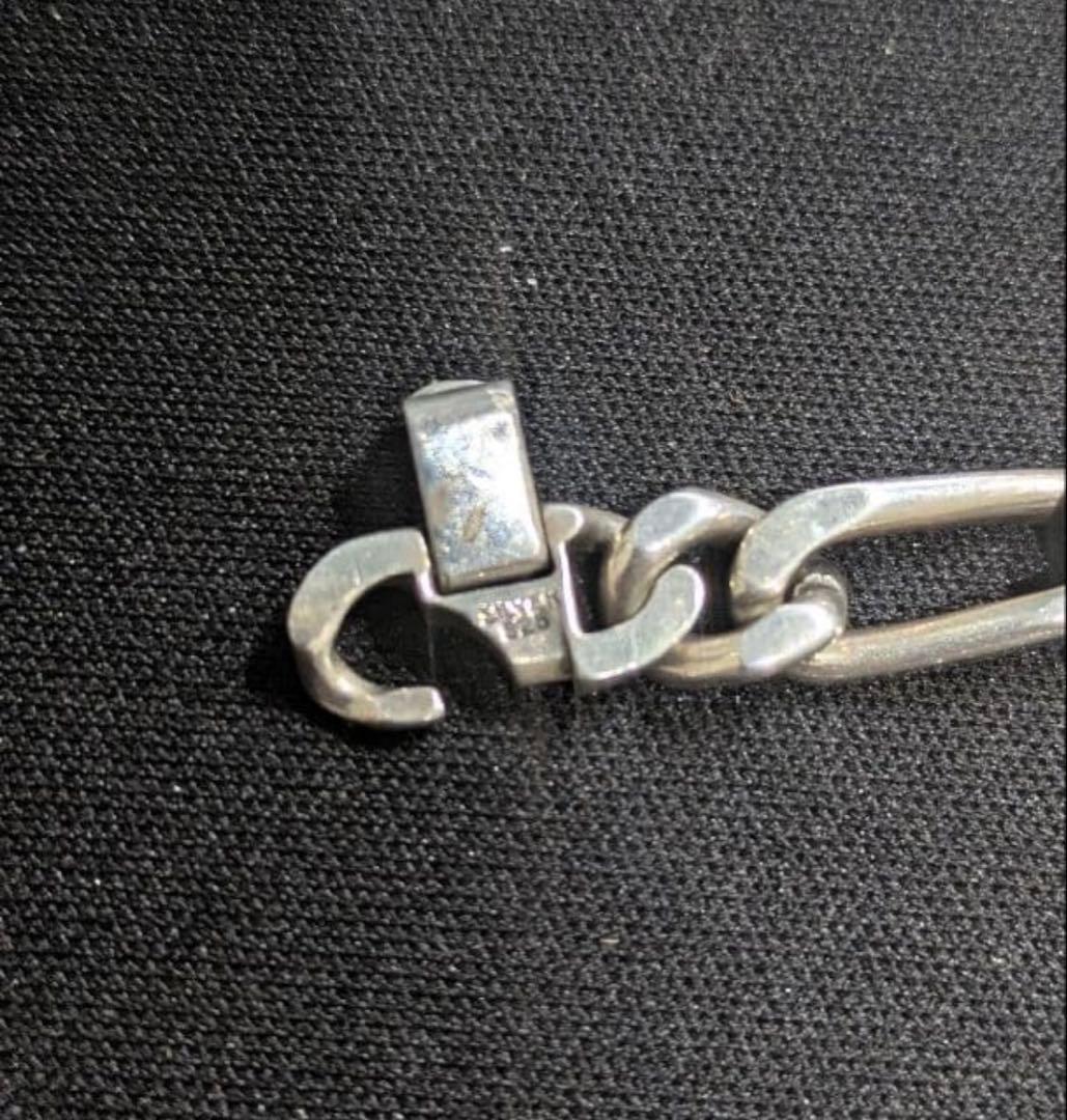 フィガロチェーンネックレス 45cm silver925