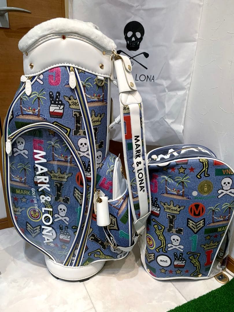 即完売　正規品　良品限定　マークアンドロナ　MARK＆LONA キャディバッグ