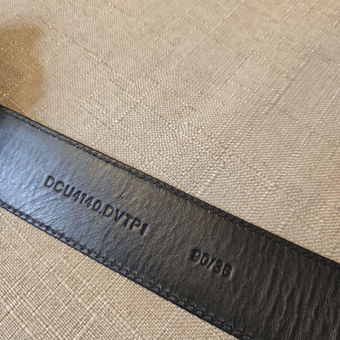 ヴェルサーチ　VERSACE ベルト　シルバー×ブラック　90サイズ　メンズ