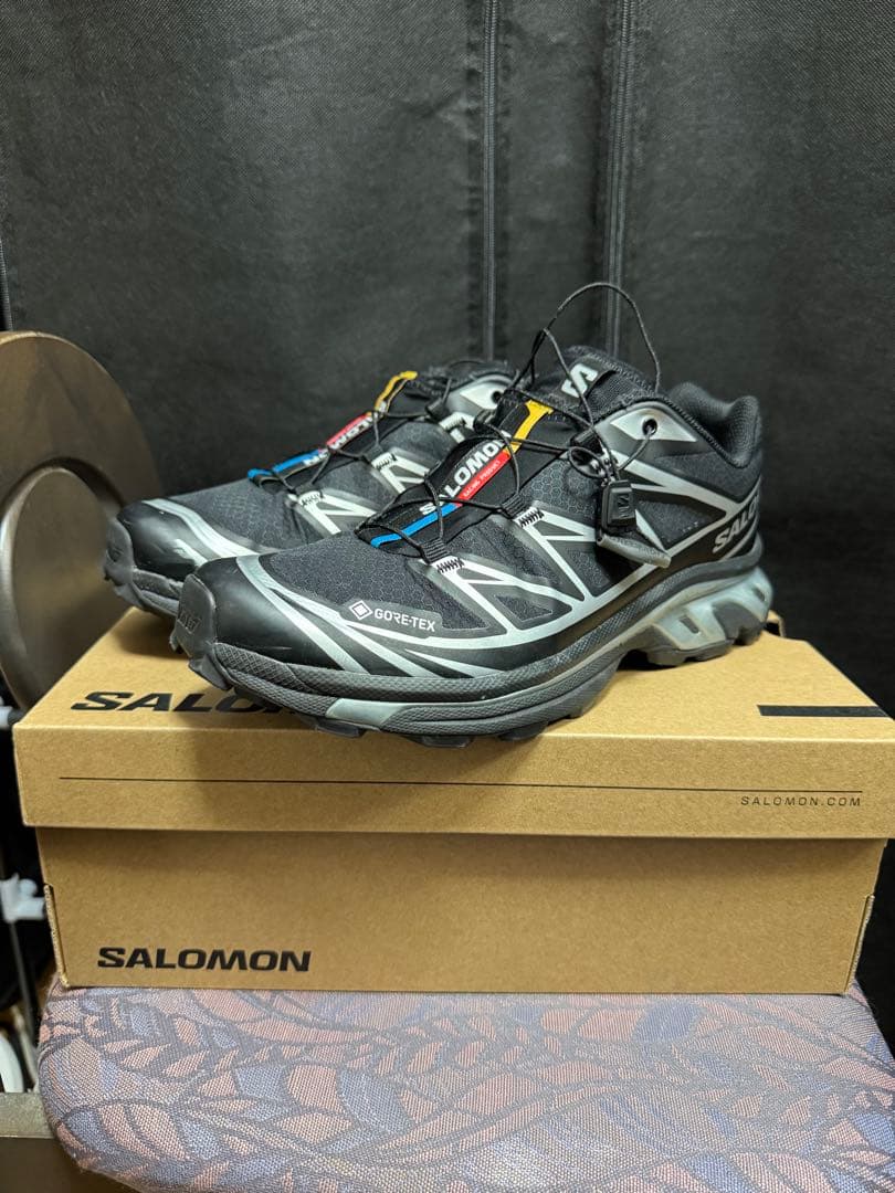SALOMON XT-6 GTX ブラック/グレー 27.0cm