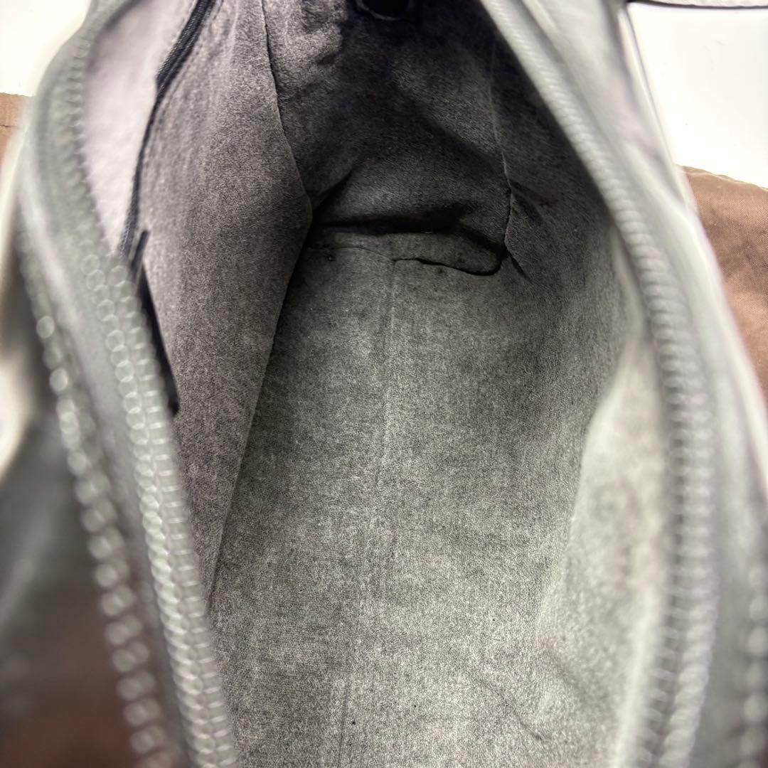 美品　グッチ GUCCI エナメル GG ハンドバッグ ヴィンテージ　ブラック