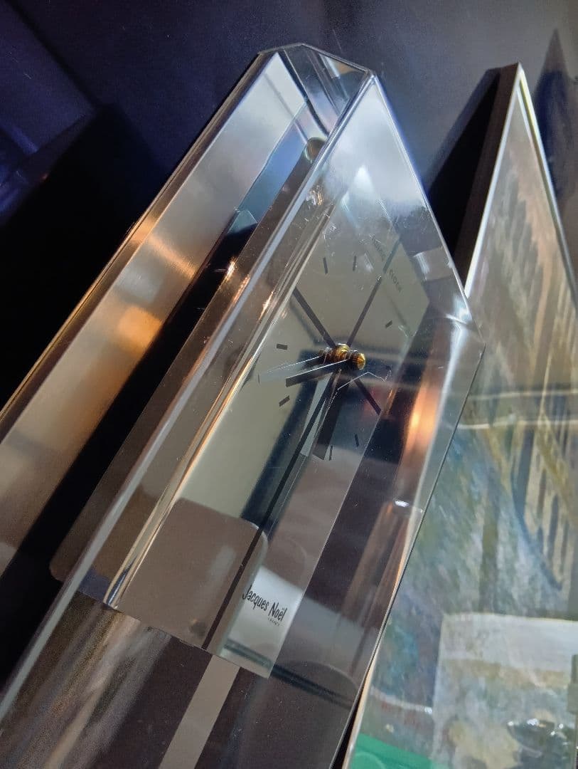 1980's　フランス　ジャックノエル　スペースエイジ　メタル　スイングクロック