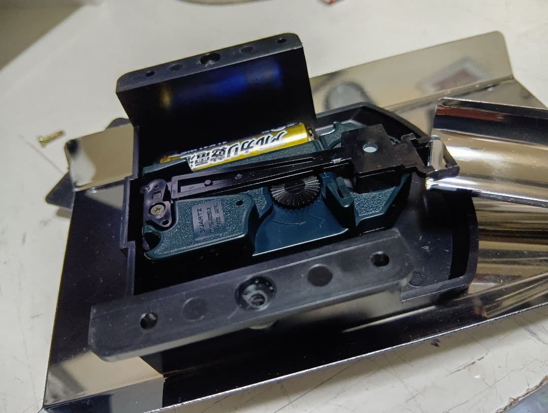 1980's　フランス　ジャックノエル　スペースエイジ　メタル　スイングクロック