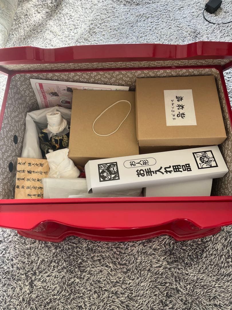 収納可能雛人形