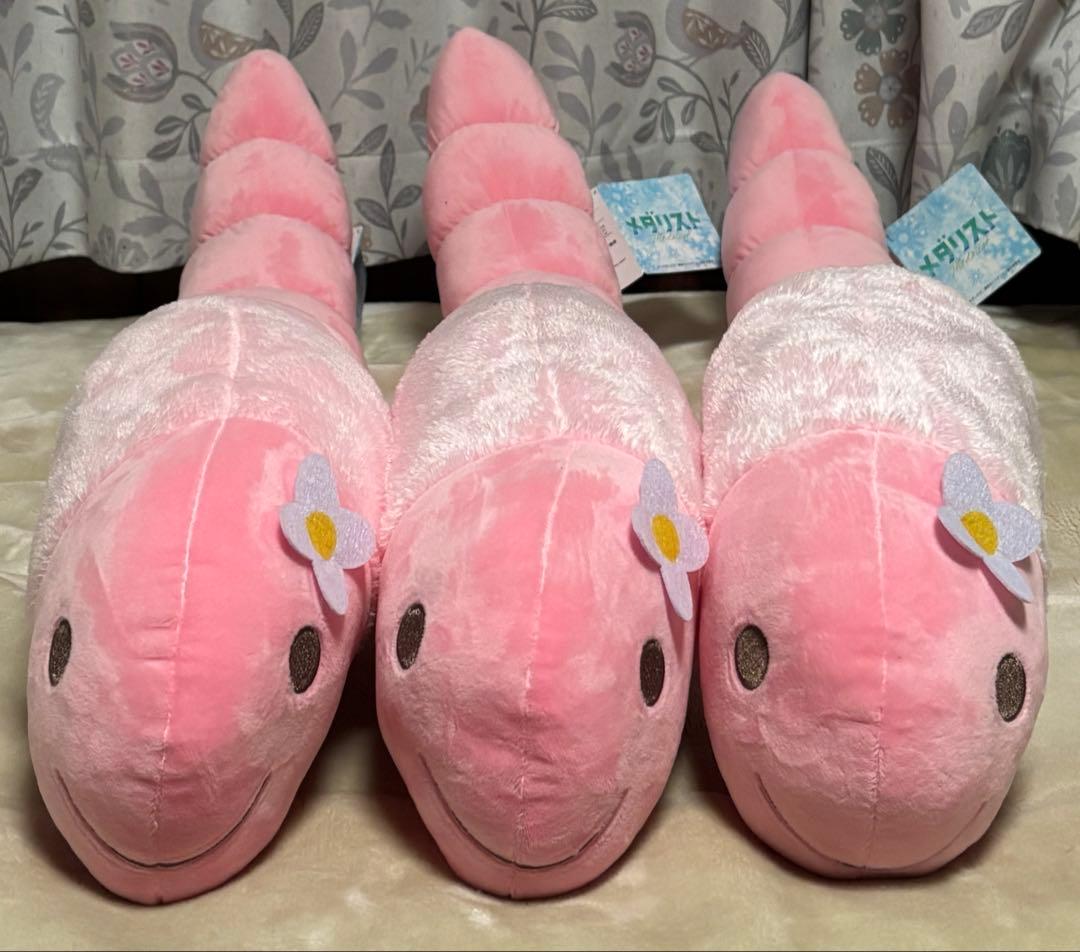 メダリスト LLぬいぐるみ ミミズ ナムコ限定　3個セット