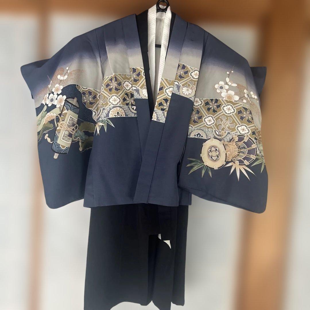 男の子　七五三　袴　着物セット　5歳