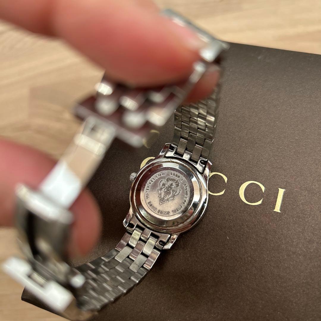 【GUCCI 5500L】レディース腕時計 シルバー