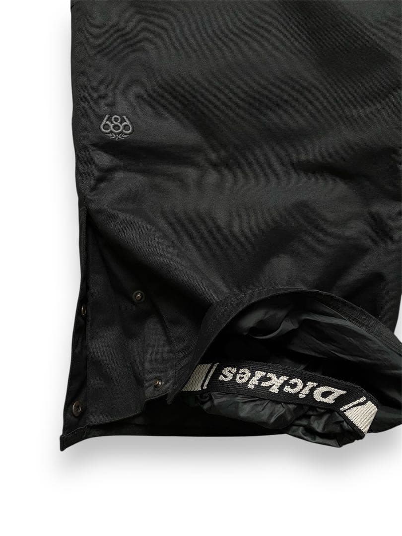686 Dickies スノーボードパンツ　ブラック