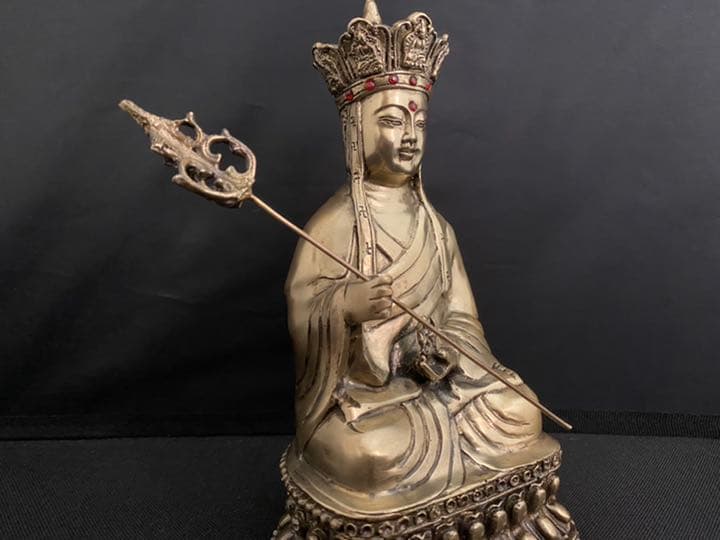 地蔵 菩薩 観音 銅製 仏像 彫刻 置物 開運 風水 骨董 古美術 アンティーク