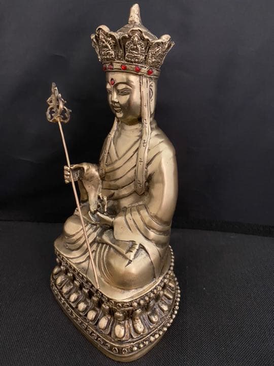 地蔵 菩薩 観音 銅製 仏像 彫刻 置物 開運 風水 骨董 古美術 アンティーク