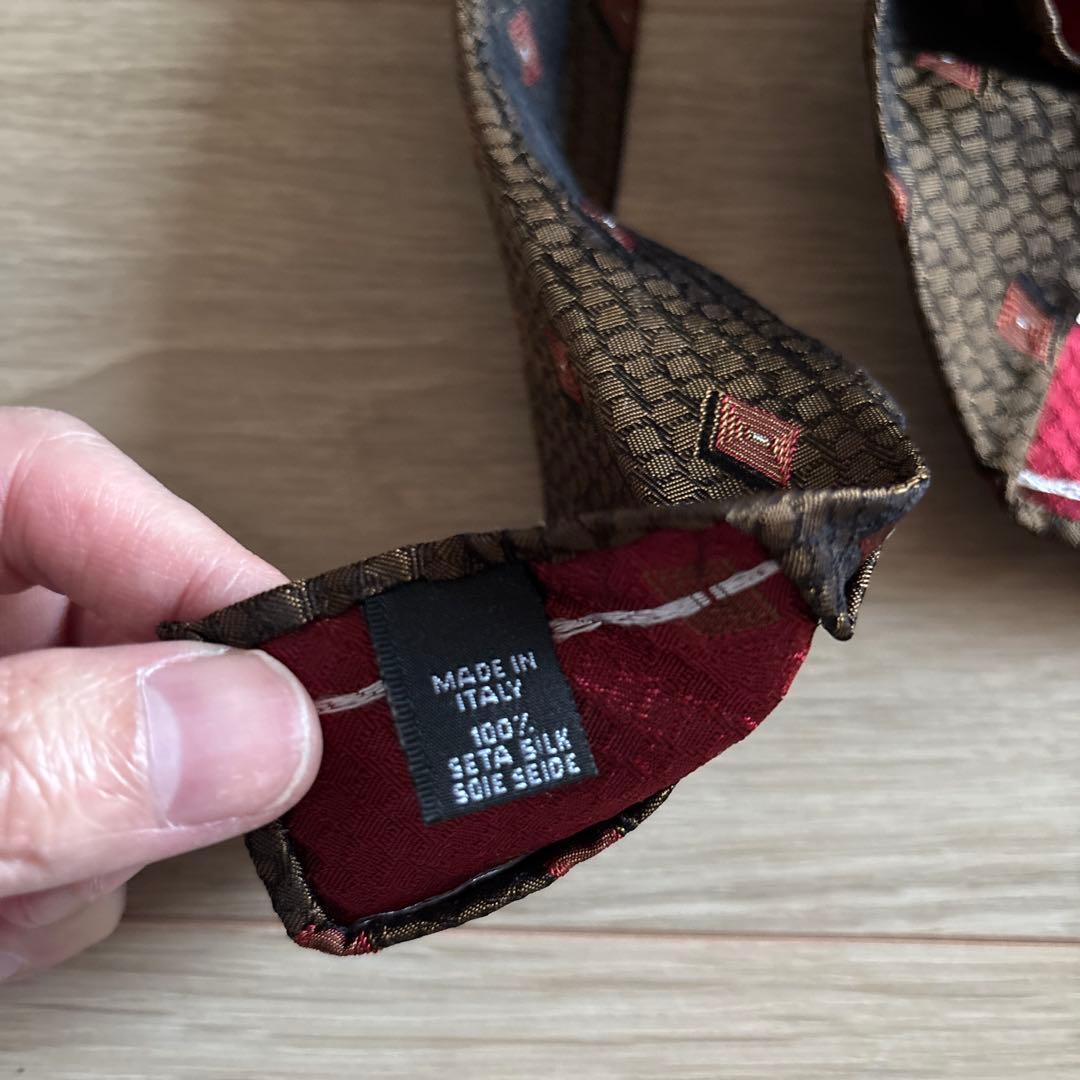 男*梅様 Atto Vannucci セッテピエゲ小紋タイ アットヴァンヌッチ