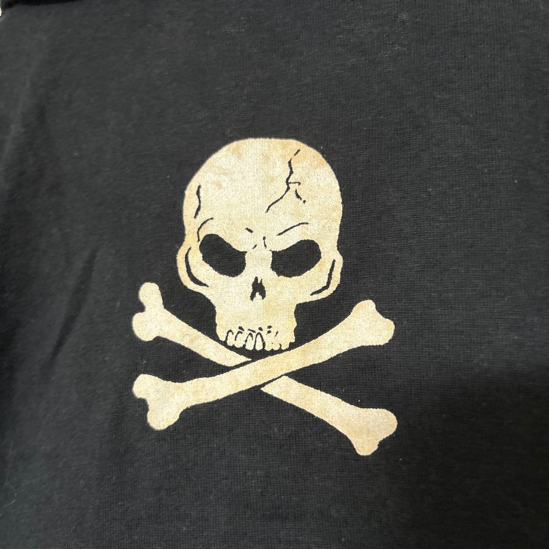 ジュリアーノ ミルクボーイ ヒョウ柄 スカル コットン レーヨン シャツ