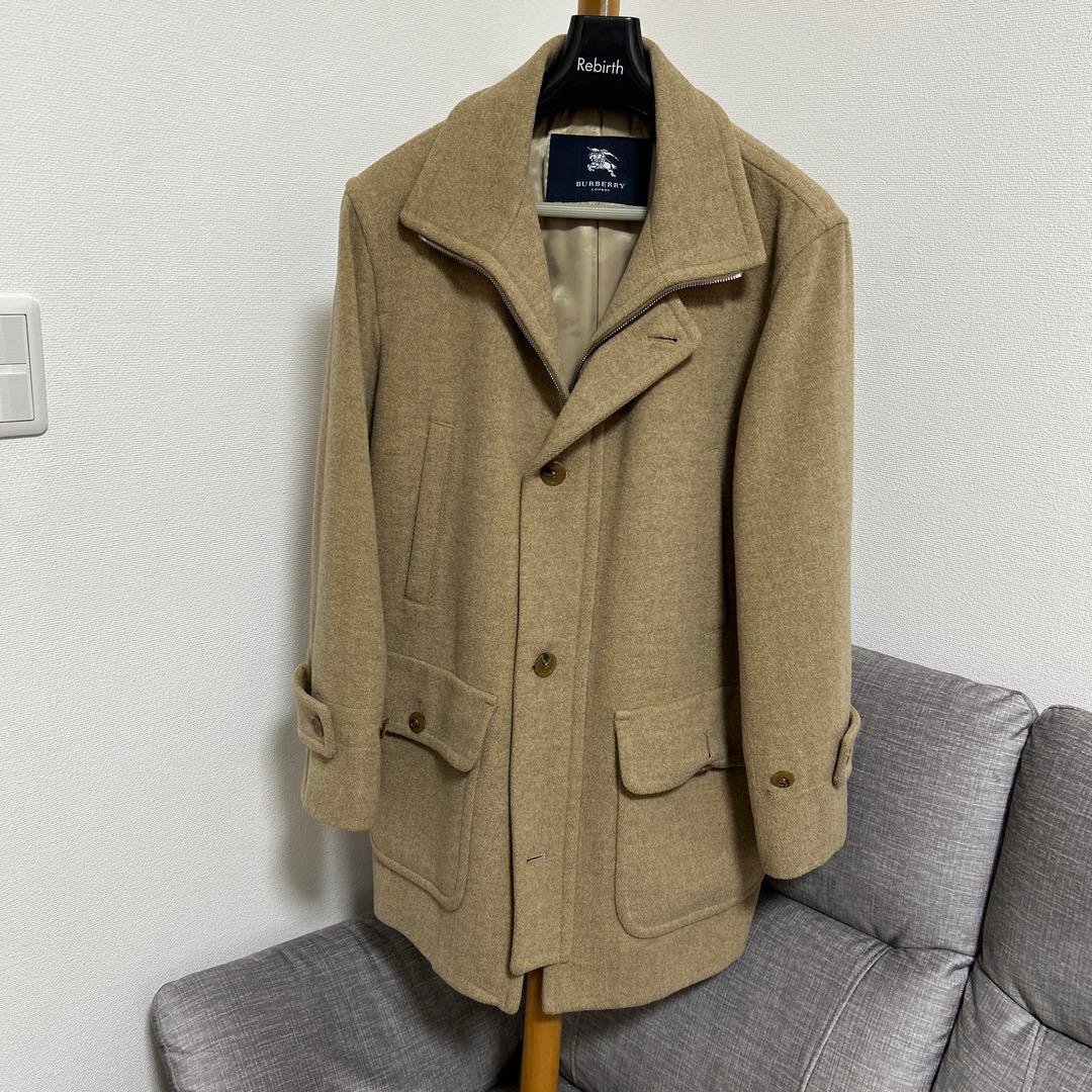 バーバリー　ベージュ ステンカラーコート サイズS