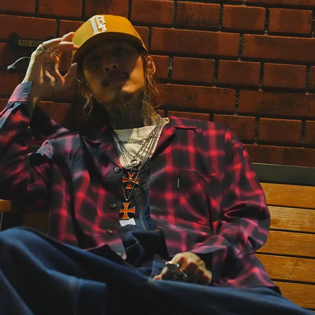 トップス  BUZZY 25AW OMBRE CHECK SHIRT XL