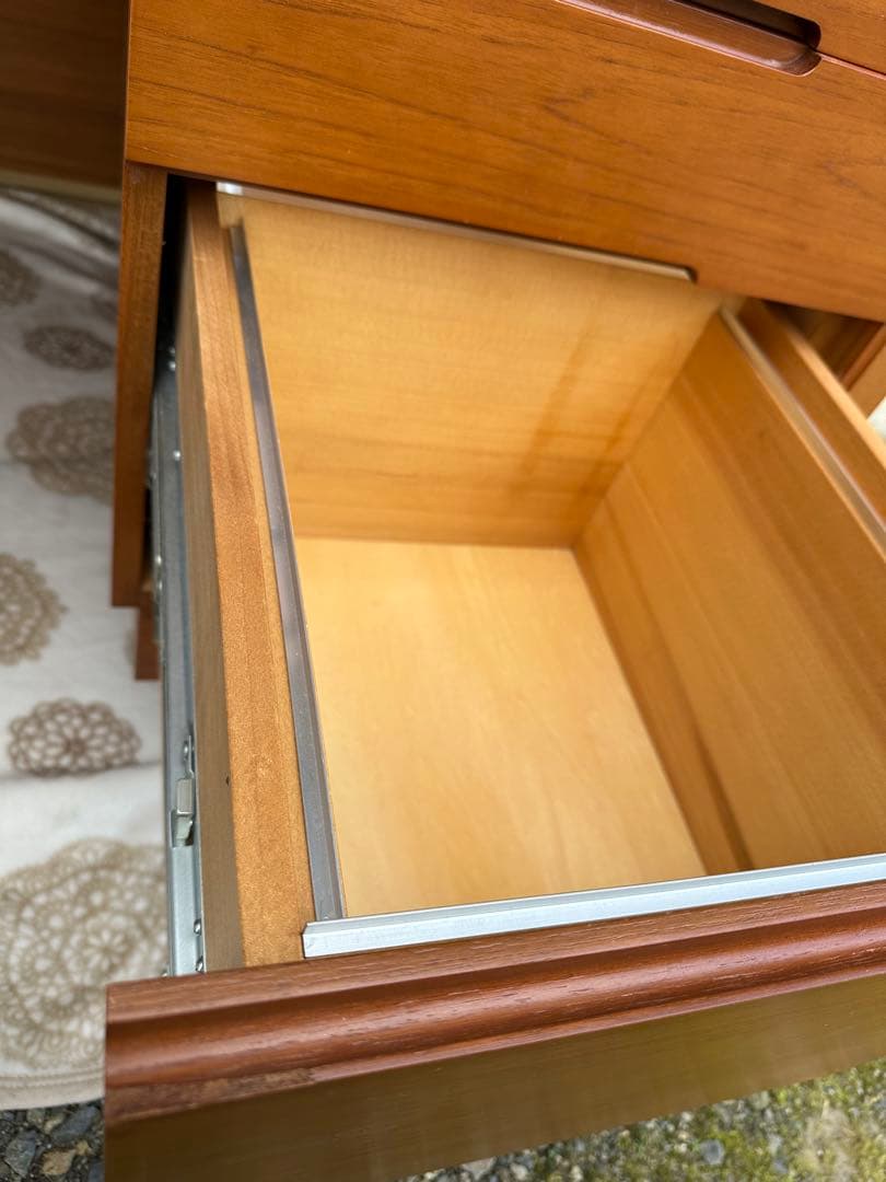 天童木工 最高級 プレジデント 社長 役員 書斎 片袖 デスク 机　※※